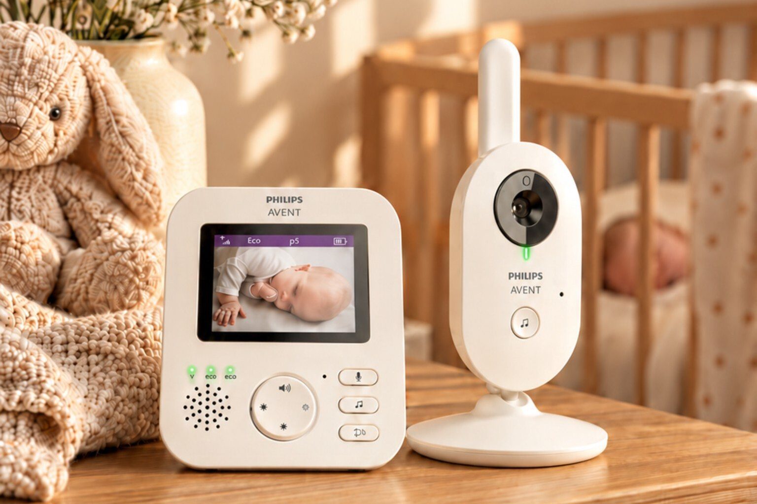 Philips Avent Babyphone mit Kamera im Kinderzimmer